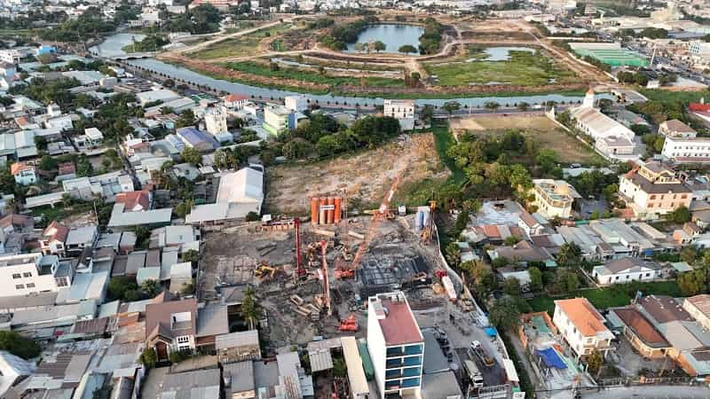 Tiến độ mới nhất dự án at sky garden thuận an 02