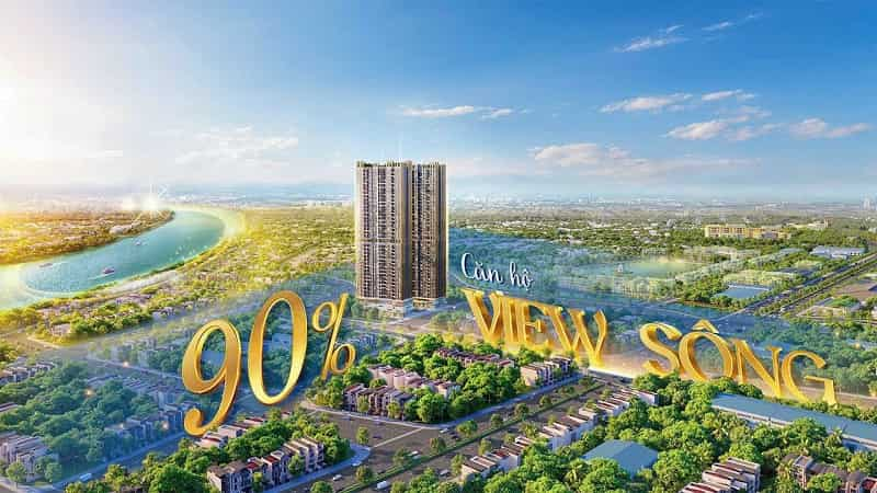 Các mặt dự án at sky garden đều view sông