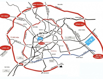 Đường vành đai và các dự án đường vành đai tại các tỉnh phía Nam