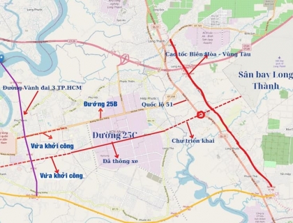 Bất động sản Nhơn Trạch khởi sắc khi tuyến kết nối Vành đai 3 và sân bay Long Thành được triển khai