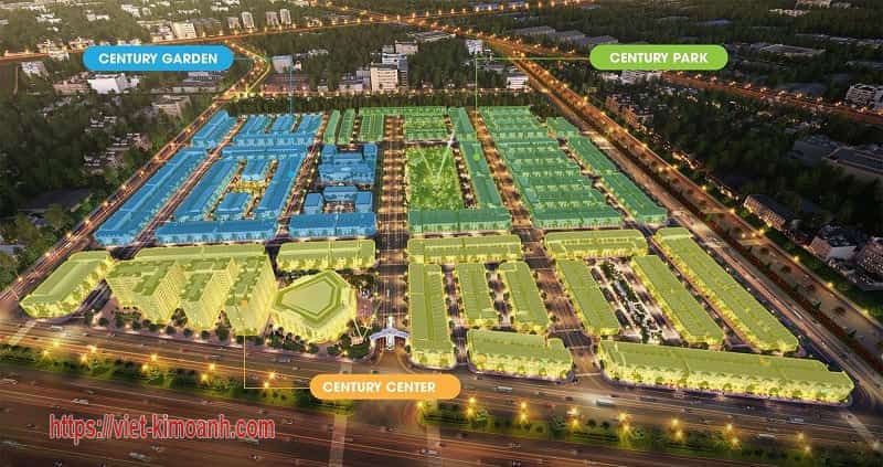 Mặt bằng tổng thể dự án Century City