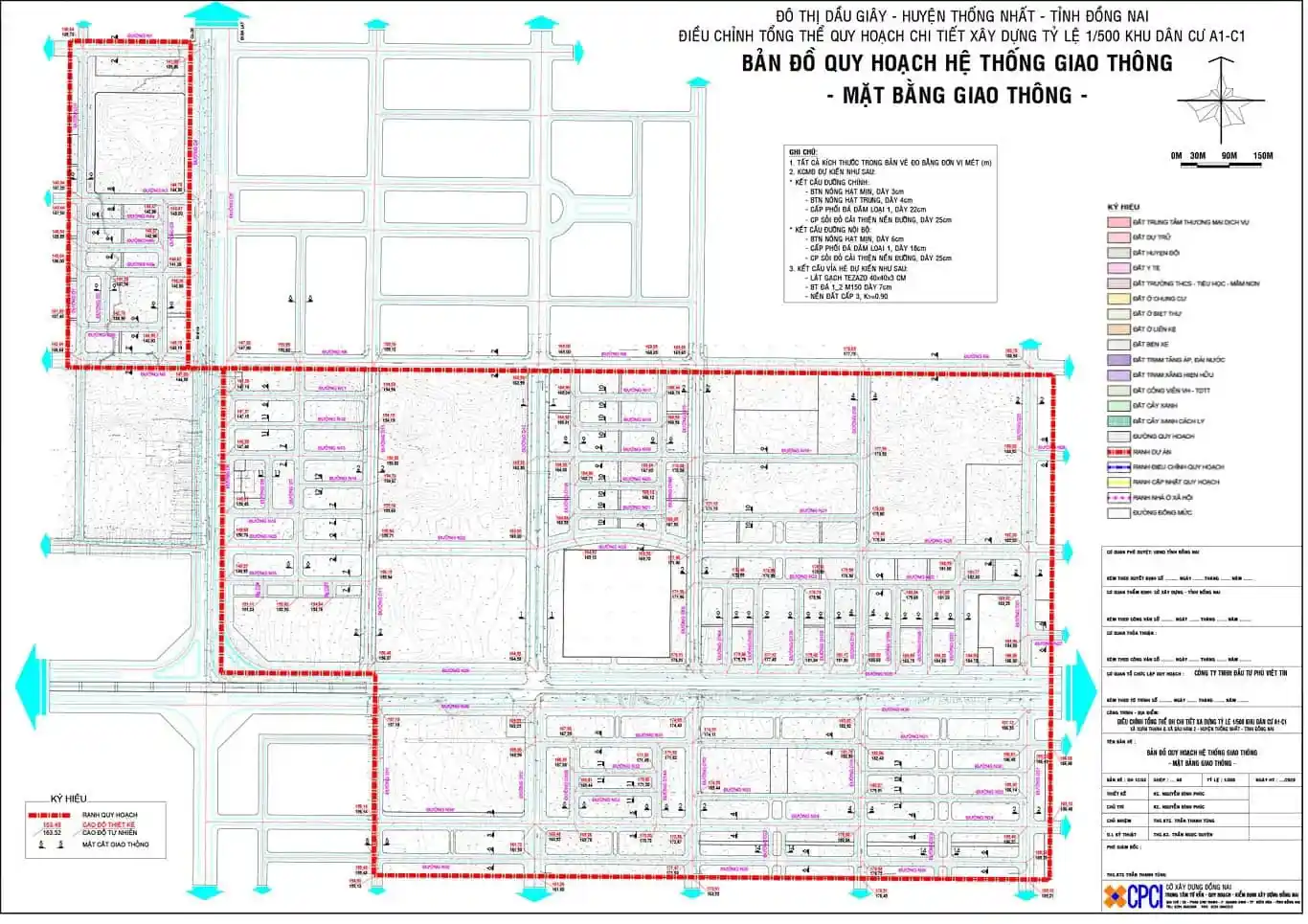 bảng đồ quy hoạch The Link City