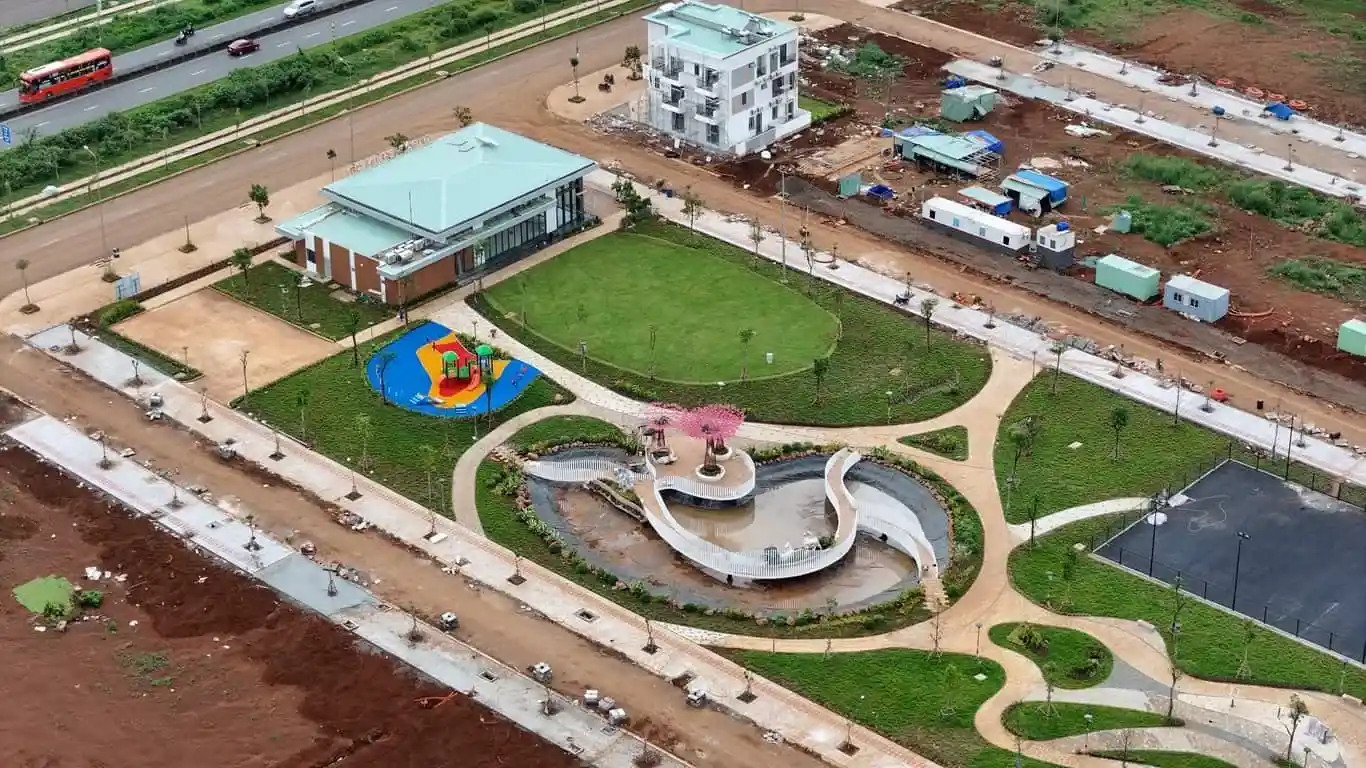 Tiến độ đất nền the link city