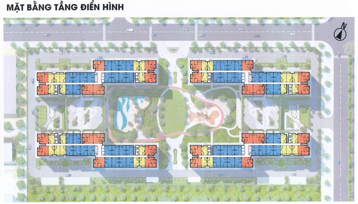Mặt bằng điển hình K Home Avenue