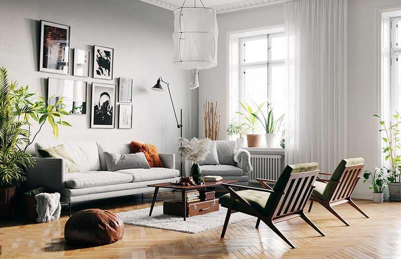 Nội thất chung cư 42m2 phong cách bắc âu