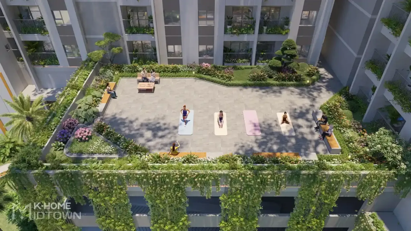 tiện ích sân vườn Midtowwn