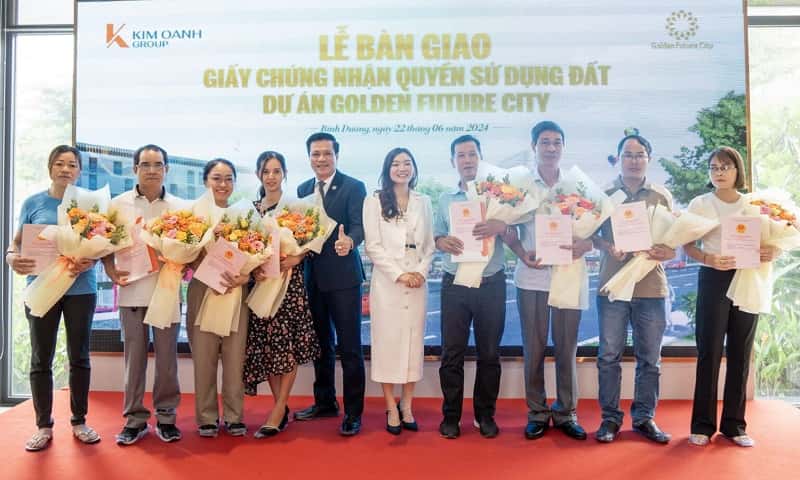 Lễ bàn giao sổ hồng dự án Golden Future City