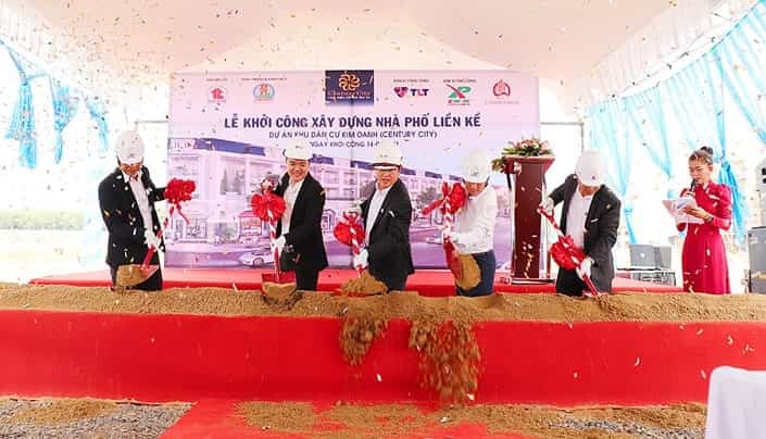 Lễ động thổ xây dựng nhà phố liền kề Century City